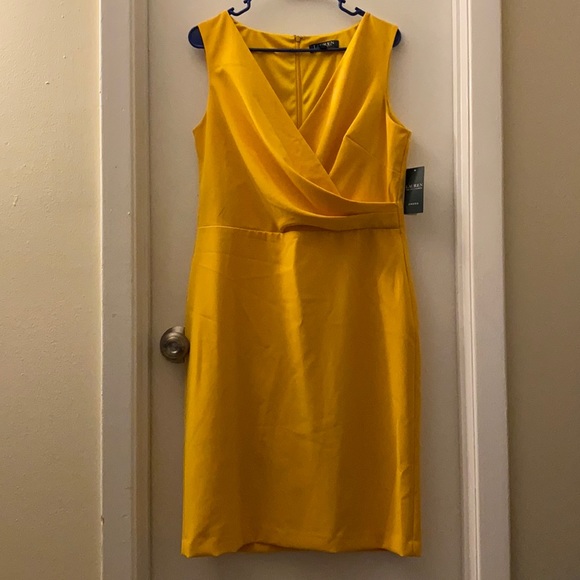 Lauren Ralph Lauren Dresses & Skirts - *NWT* & FREE SHIPPING - Crossed Neckline Dress